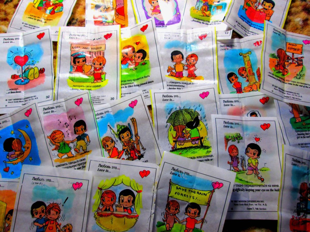 Лав ИС жвачка