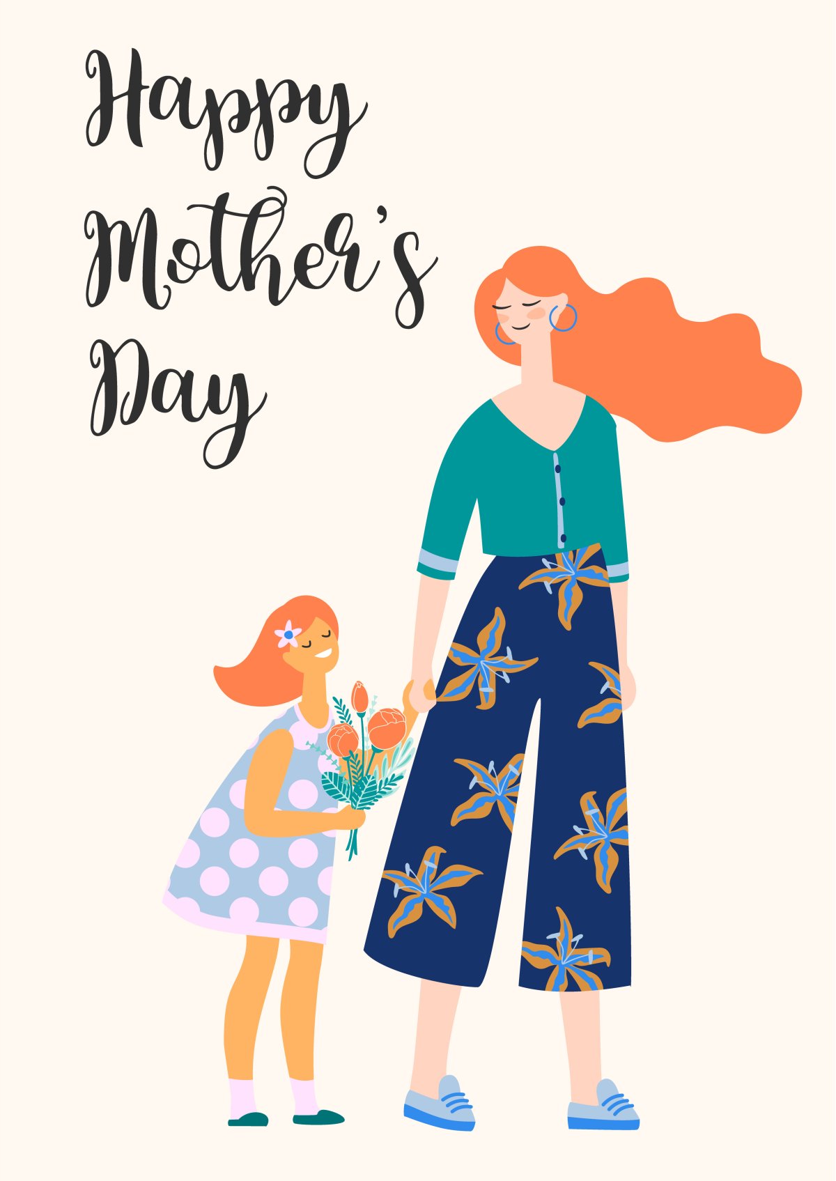 Стильные открытки с днем матери