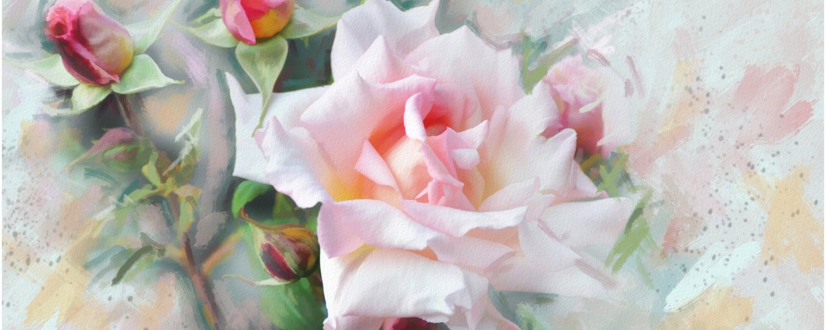 Цветочная акварель Alberto Guillen