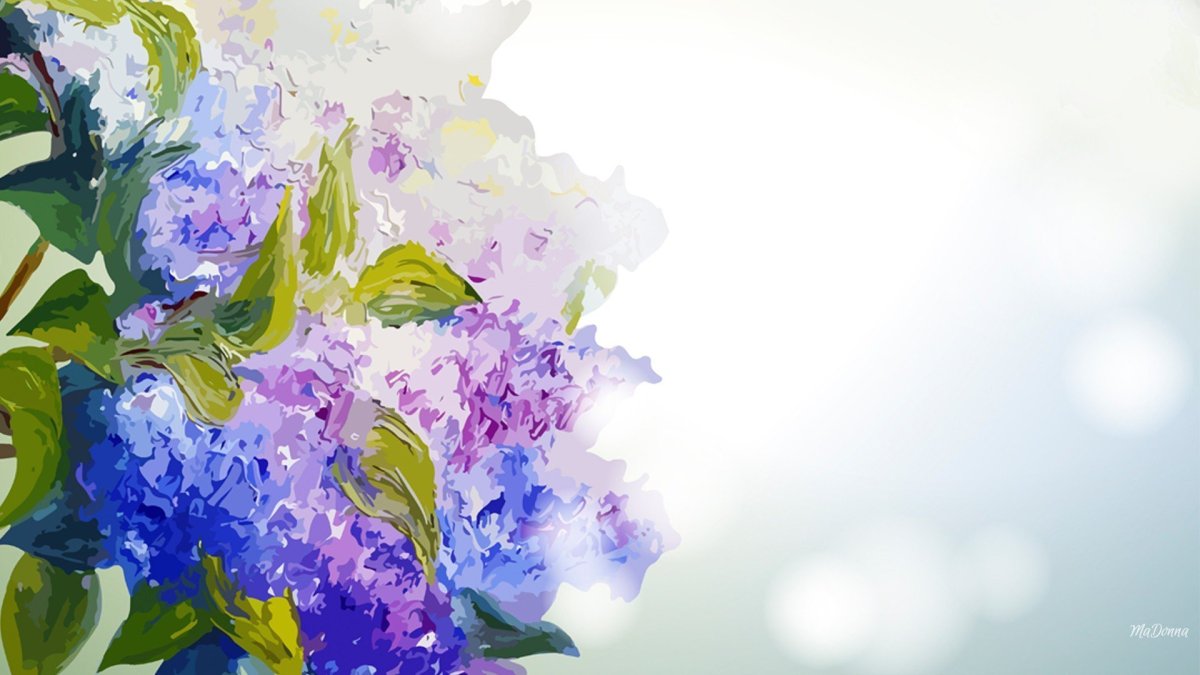 Арты цветов акварелью