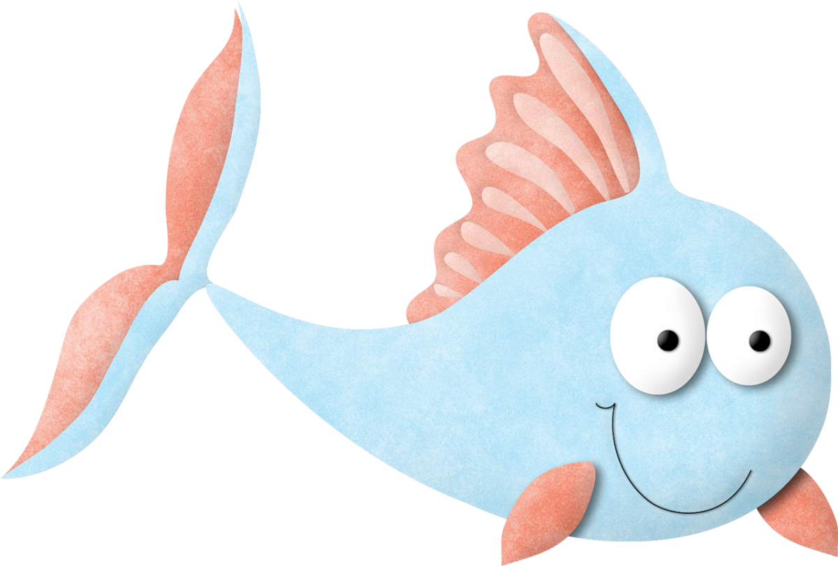 Морские обитатели для детей рыбка