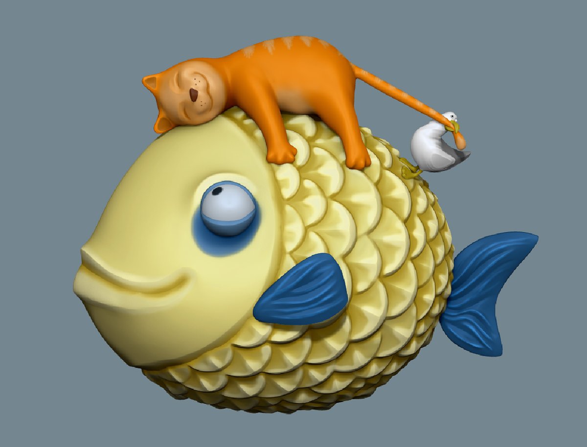 Рыбы весёлые