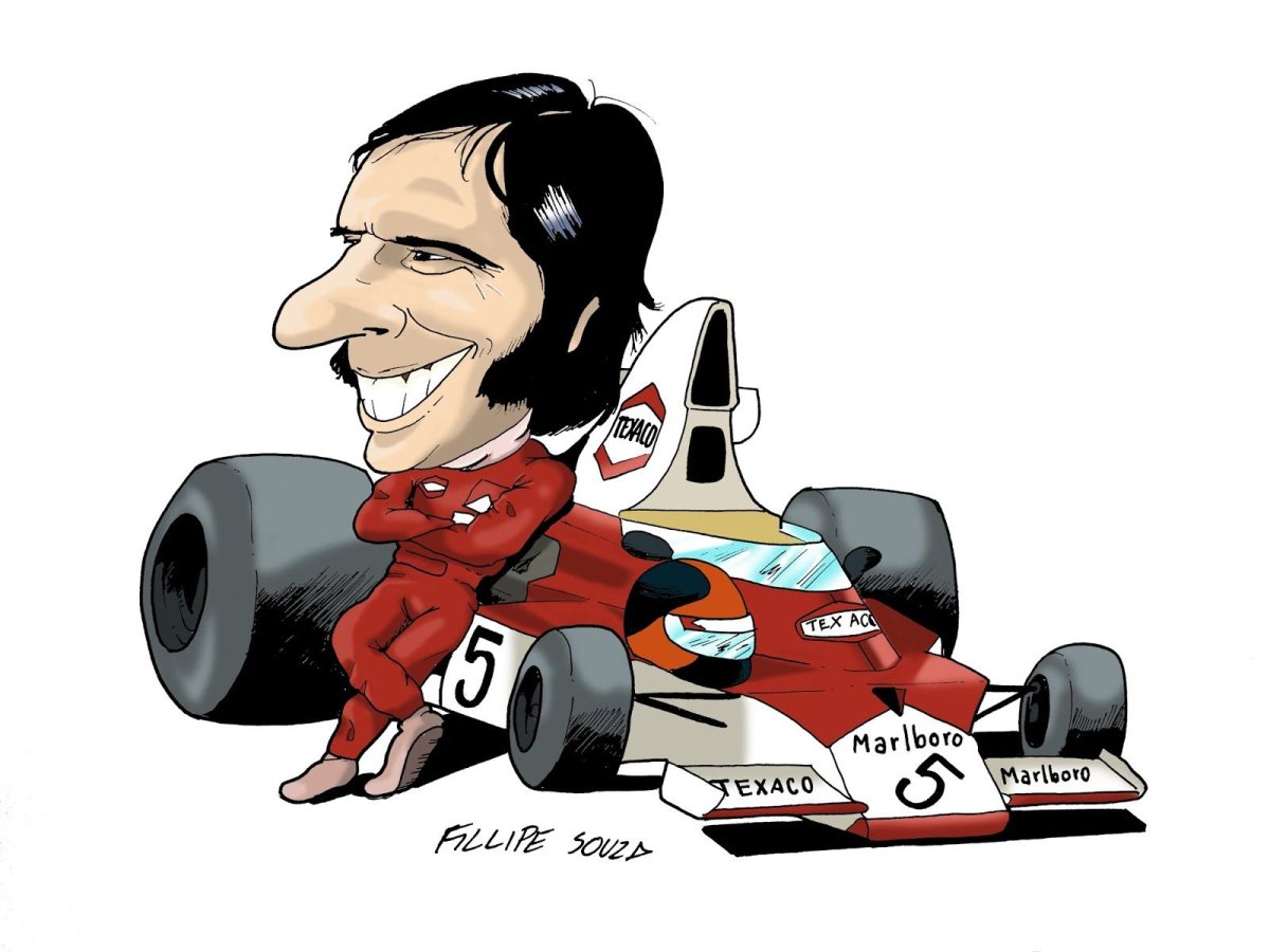 Айртон Сенна шарж