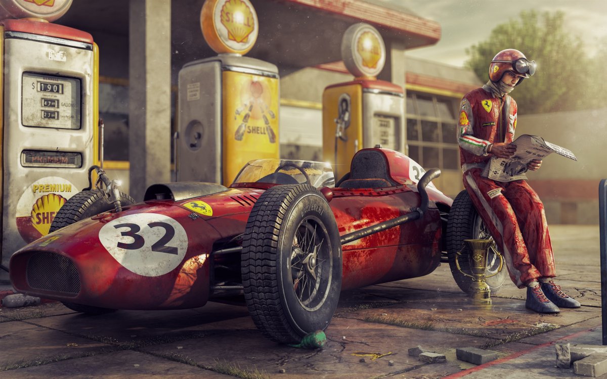 Ferrari f1 Retro