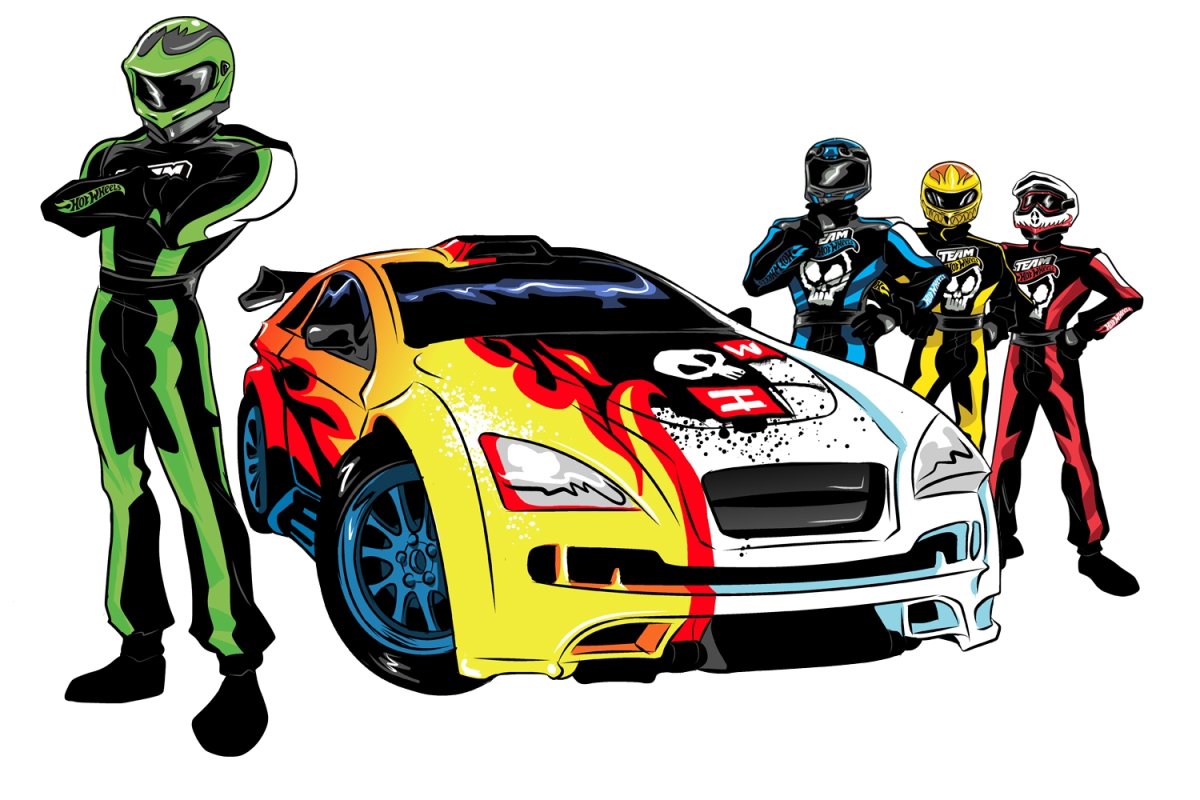 Хот Вилс арты