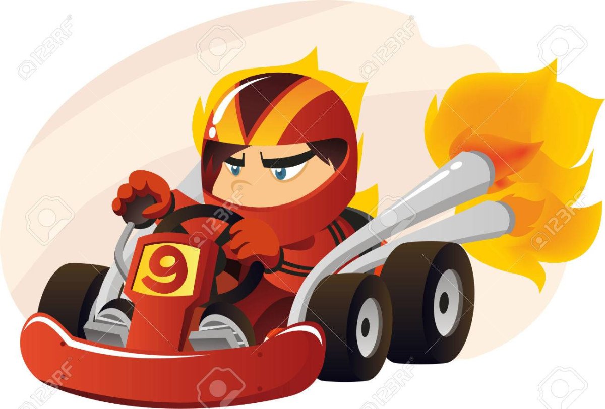 Мультяшка гонщик