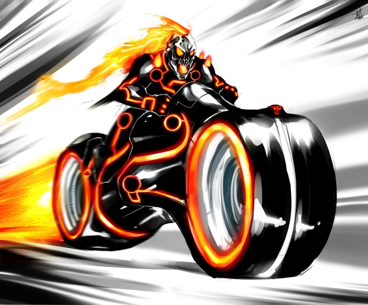 Призрачный гонщик трон