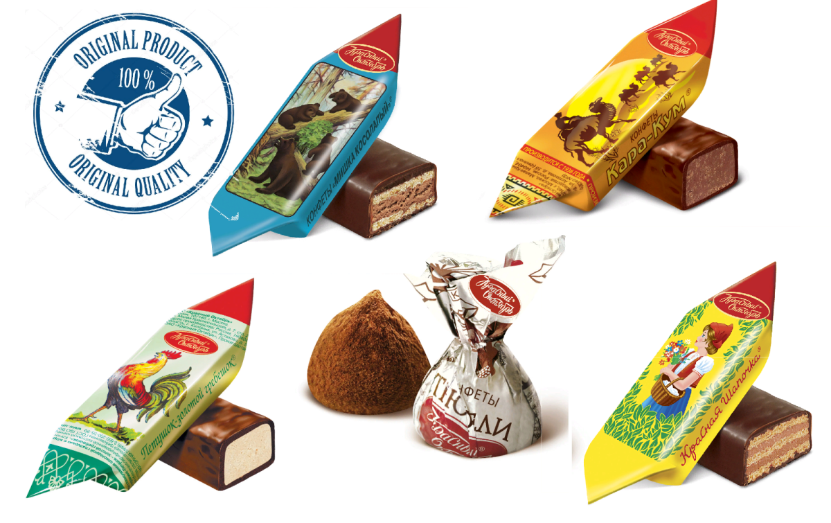 Конфеты красный октябрь Бабаевский рот фронт