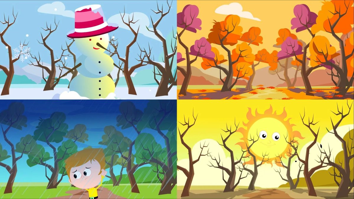 Времена года рисунок