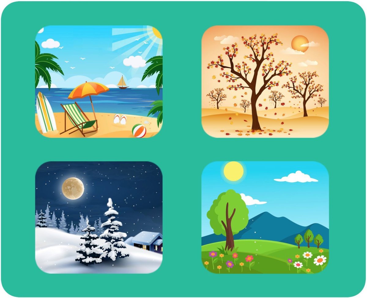 Seasons для дошкольников