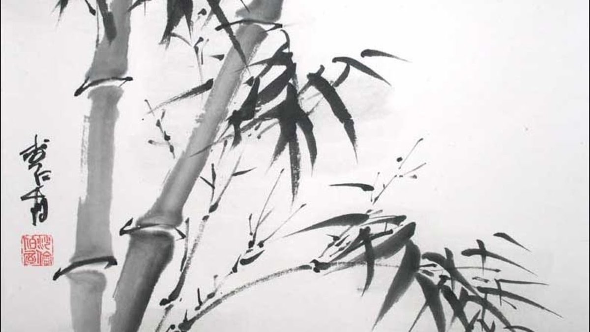 Луна японская гравюра