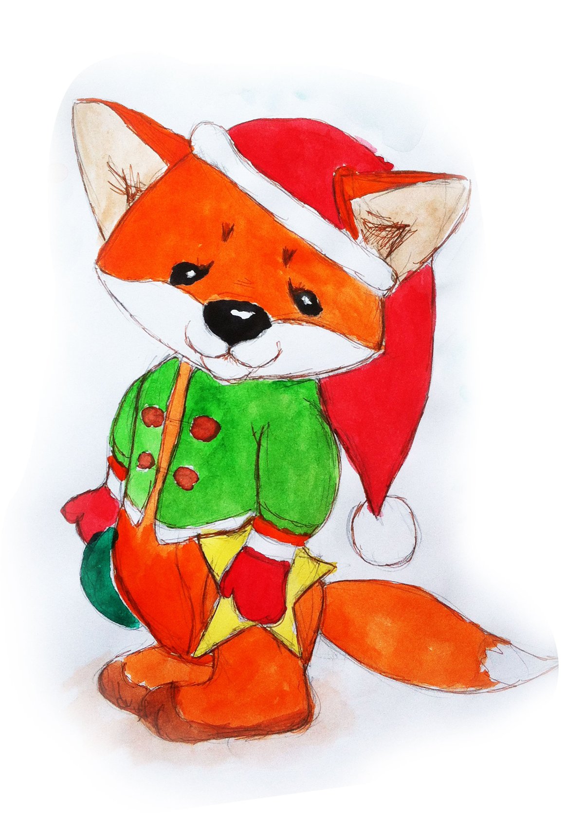 Лисенок новый год