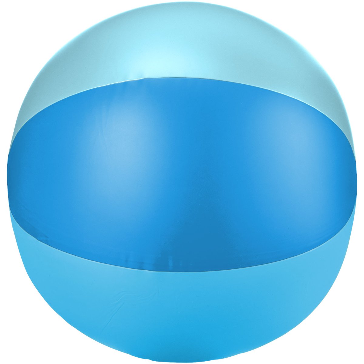 Синий надувной мяч