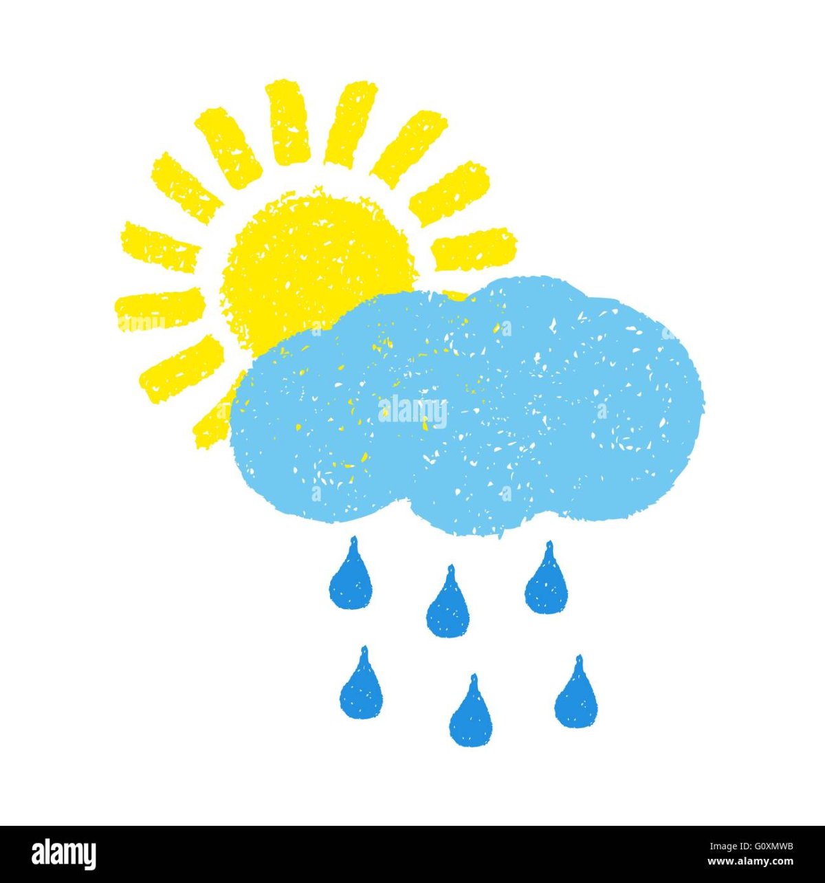 Солнышко тучка дождик