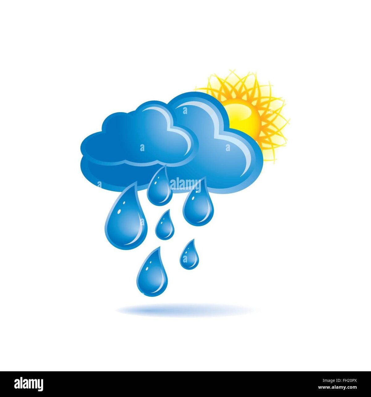 Дождь тучи солнце