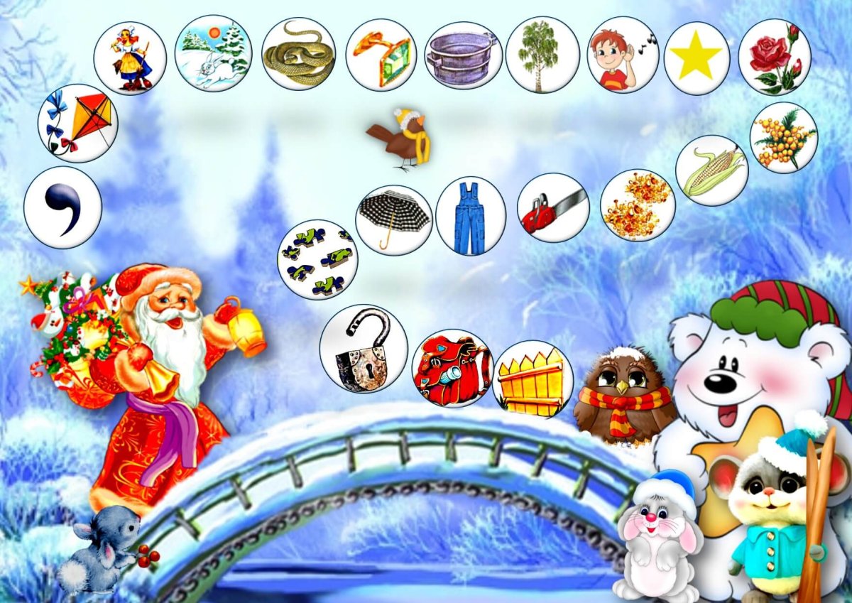 Дед Мороз и Снегурочка с детьми