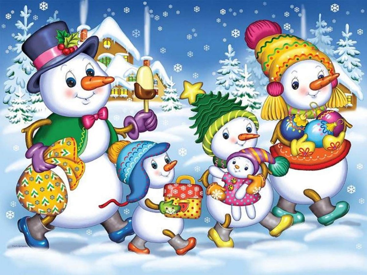 Новогодние сказочные персонажи