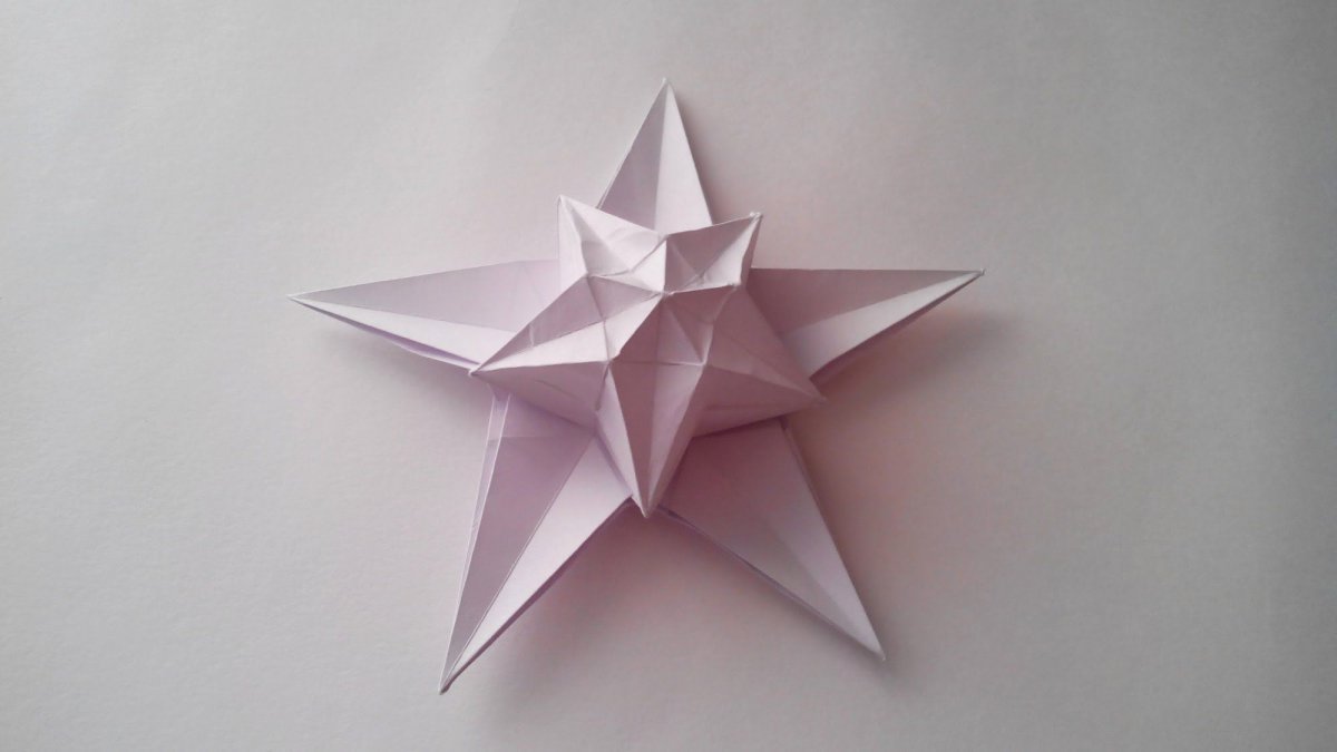 Бумажные звезды для декора