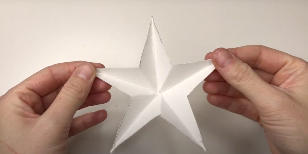 Вырезать пятиконечную звезду