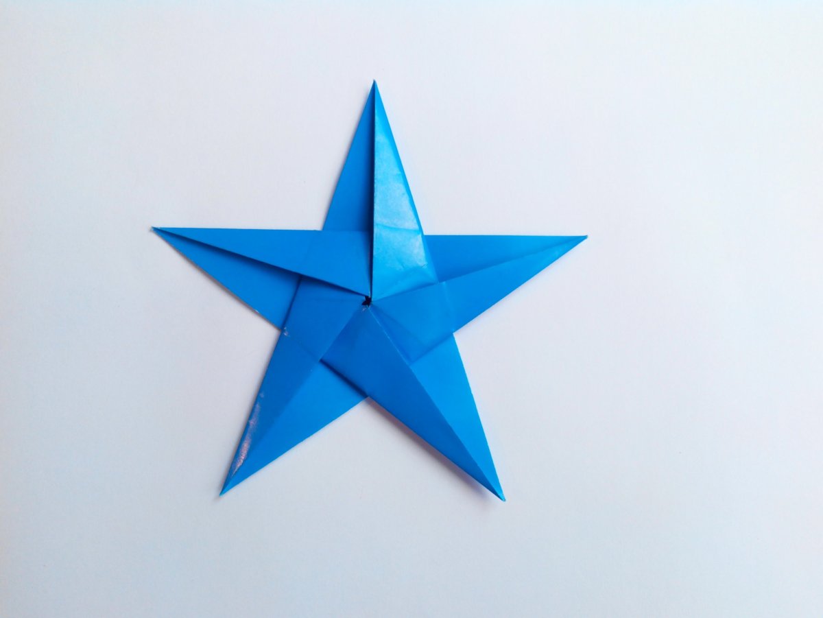 Поделка звезда из бумаги