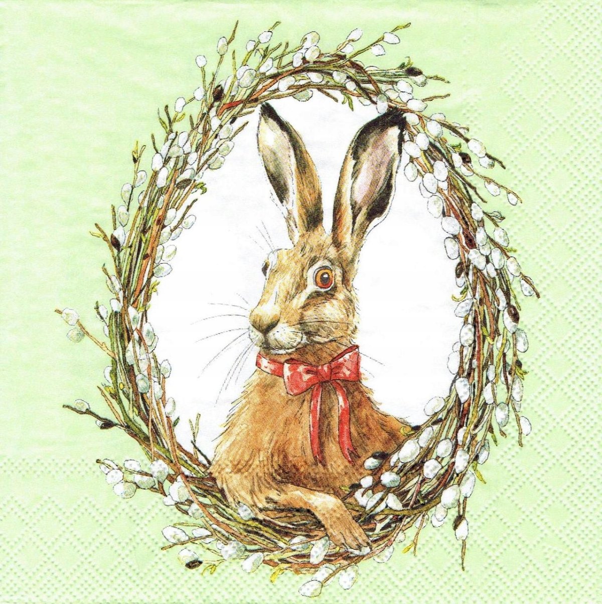 Салфетки с зайцами для декупажа