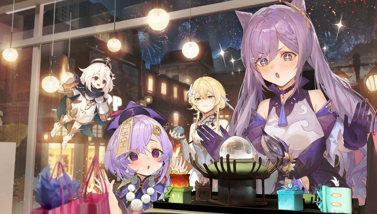 Аниме арт Геншин Импакт