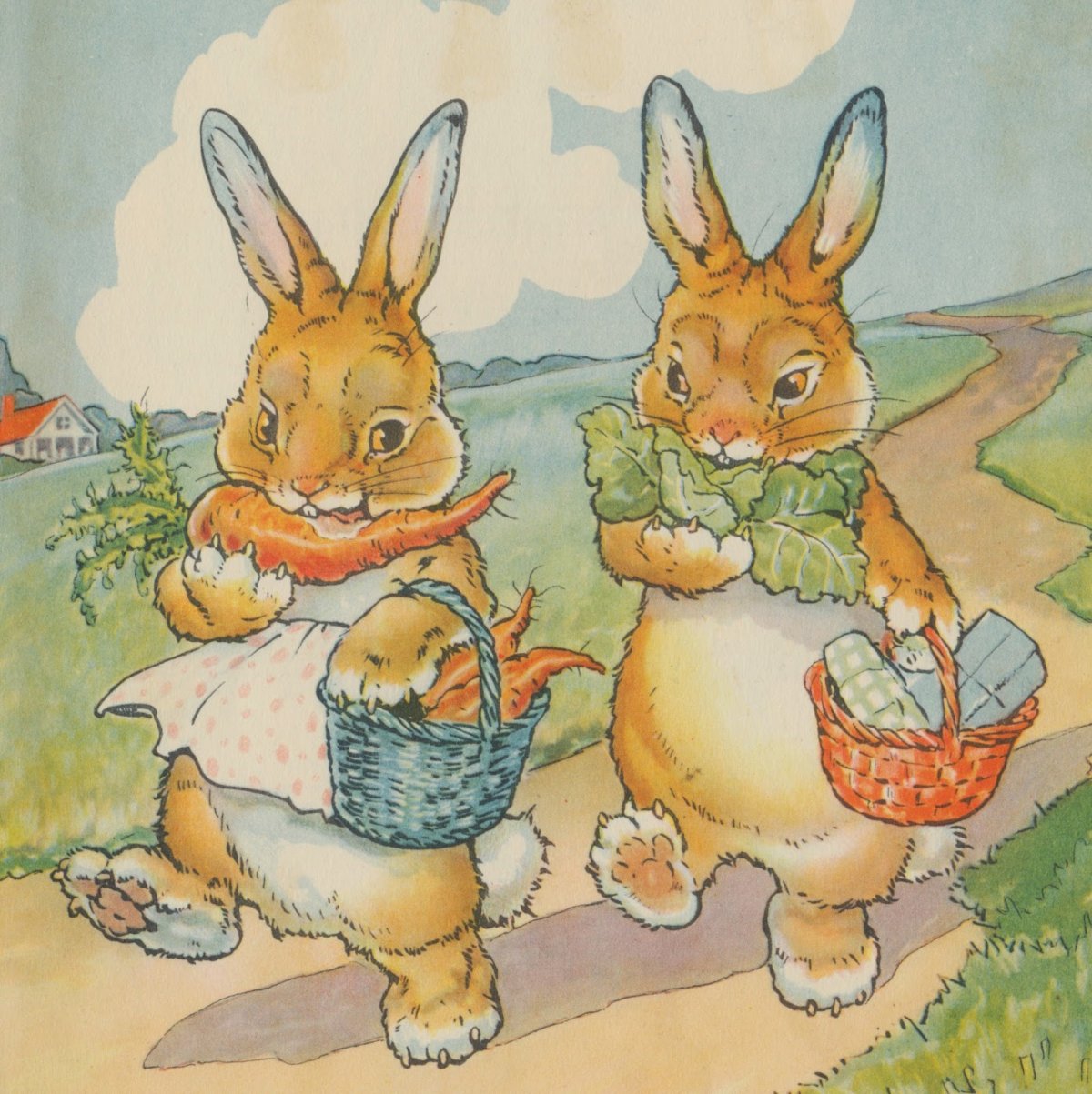 Винтажные зайки