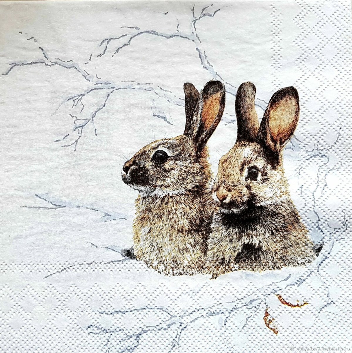 Картины леса с зайцами