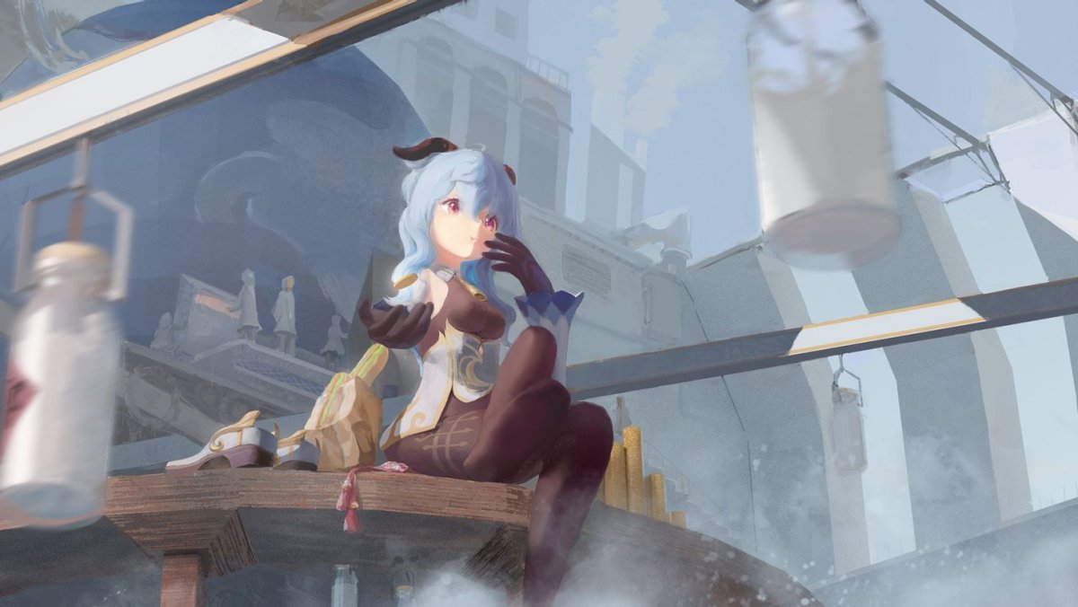 Гань Юй milking