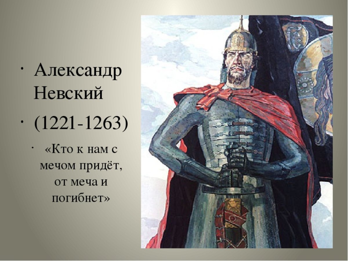 Портрет Александр Невский 1221-1263