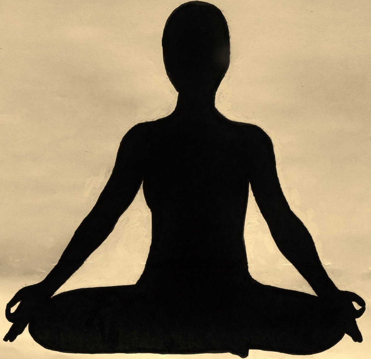 Красивая осанка силуэт