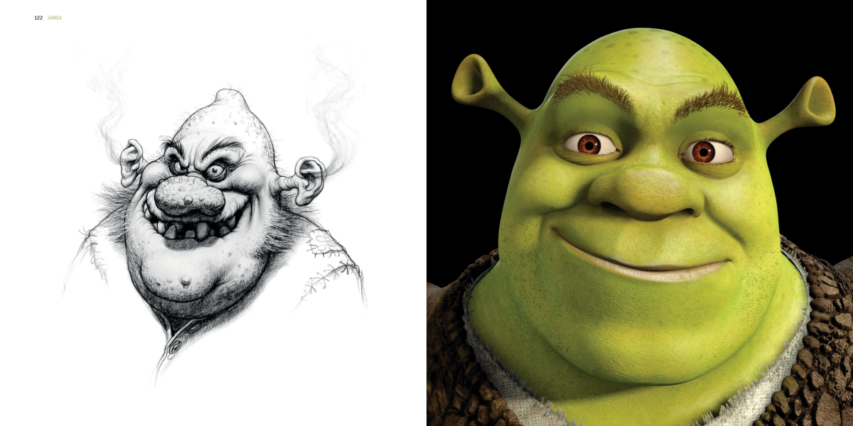 Шрек 3d модель