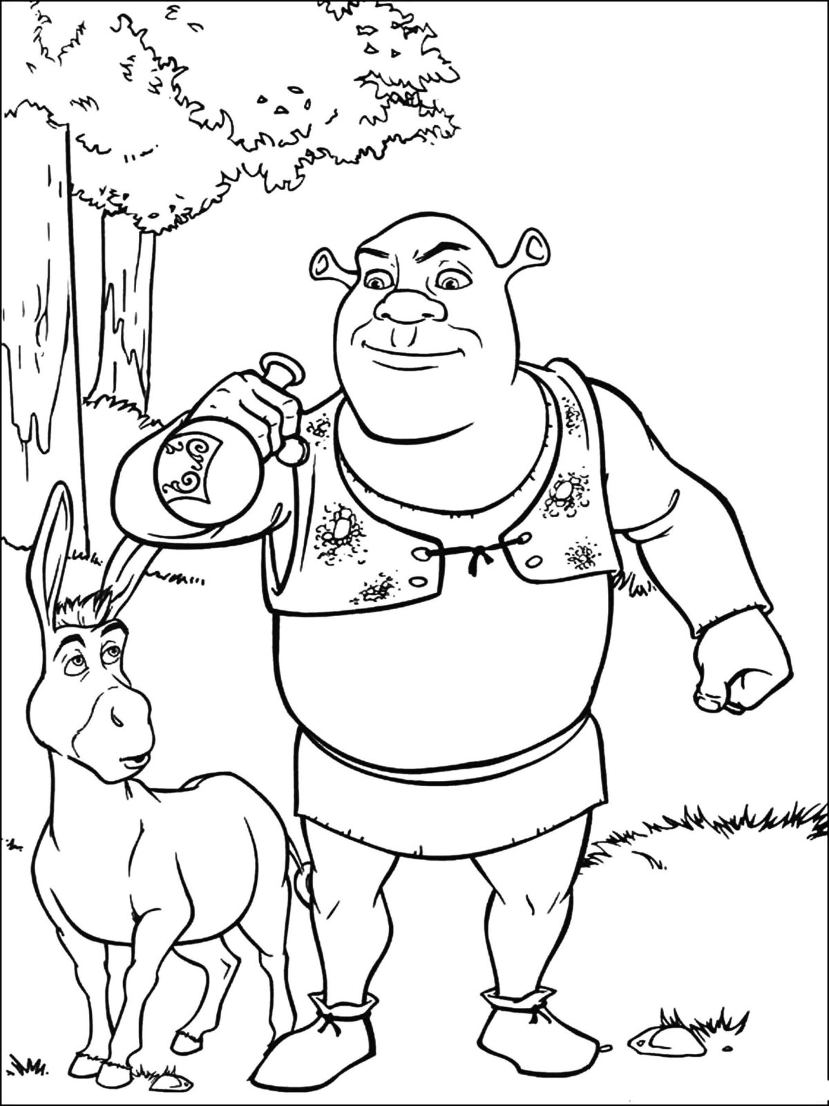 Коллаж Шрек