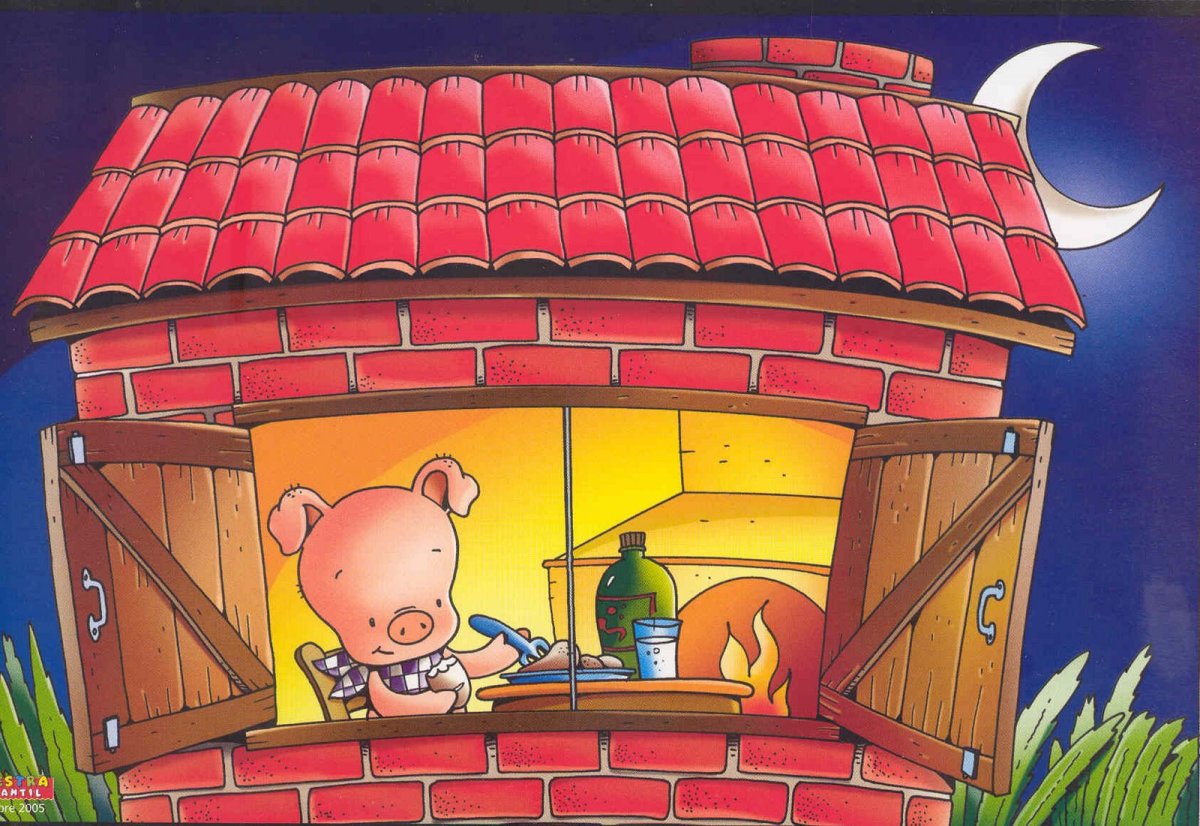 Кирпичный домик поросенка