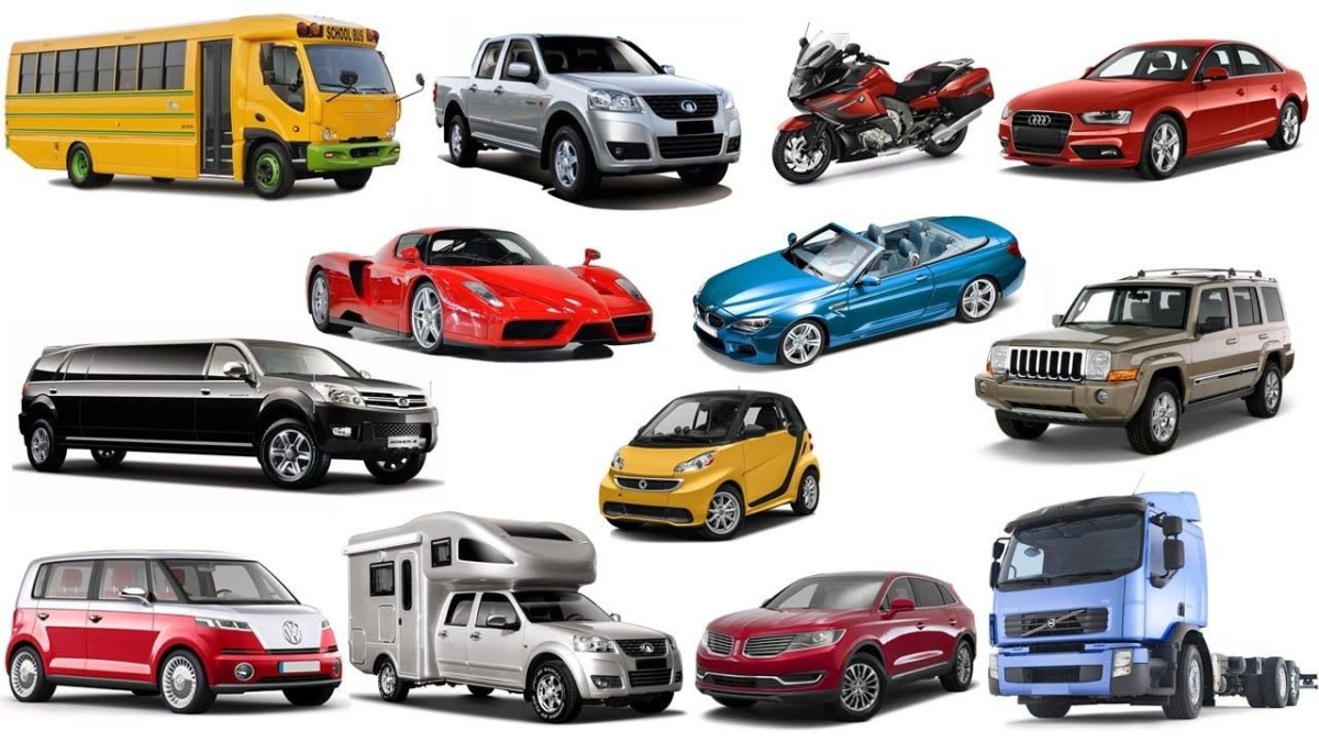 Грузовая и легковая машина для детей