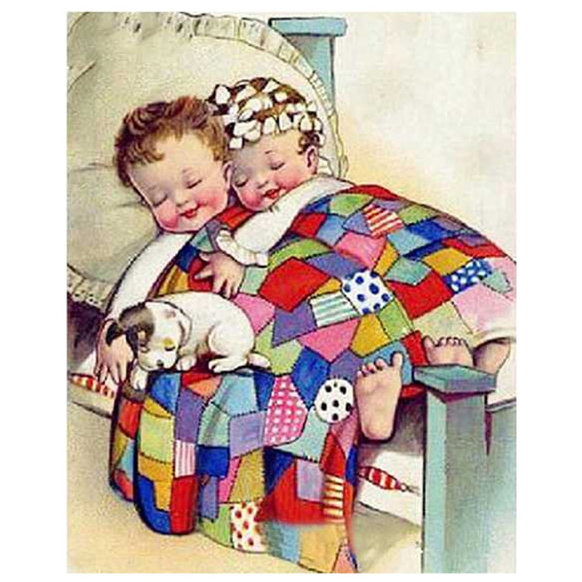 Старинные открытки спокойной ночи