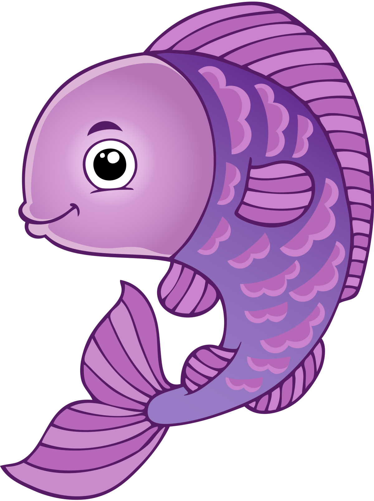 Рыбка мультяшка