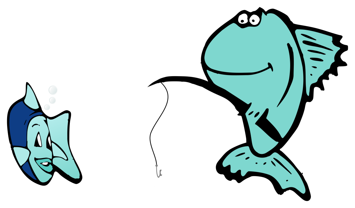 Прикольные мультяшные рыбки