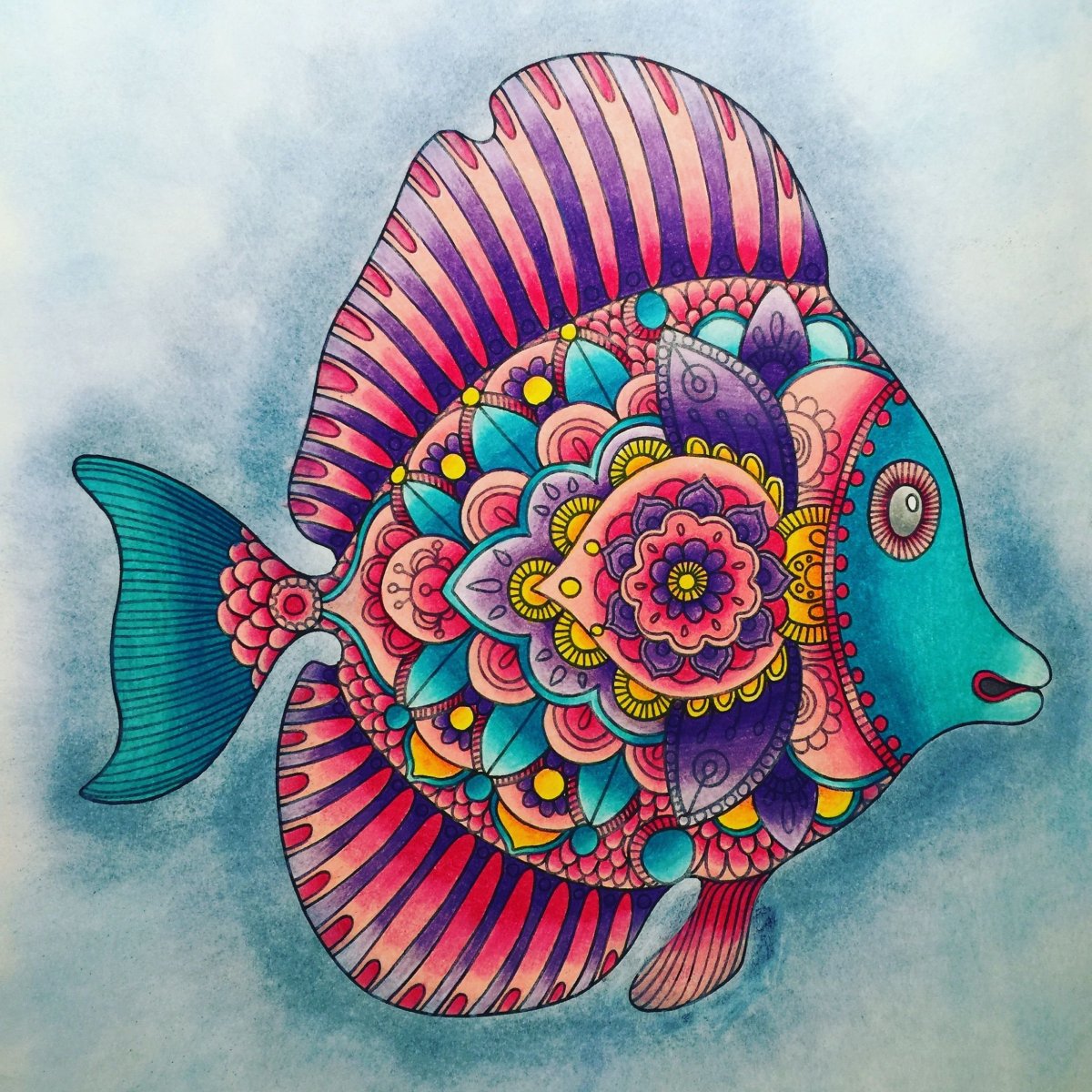 Красивые рыбки для рисования