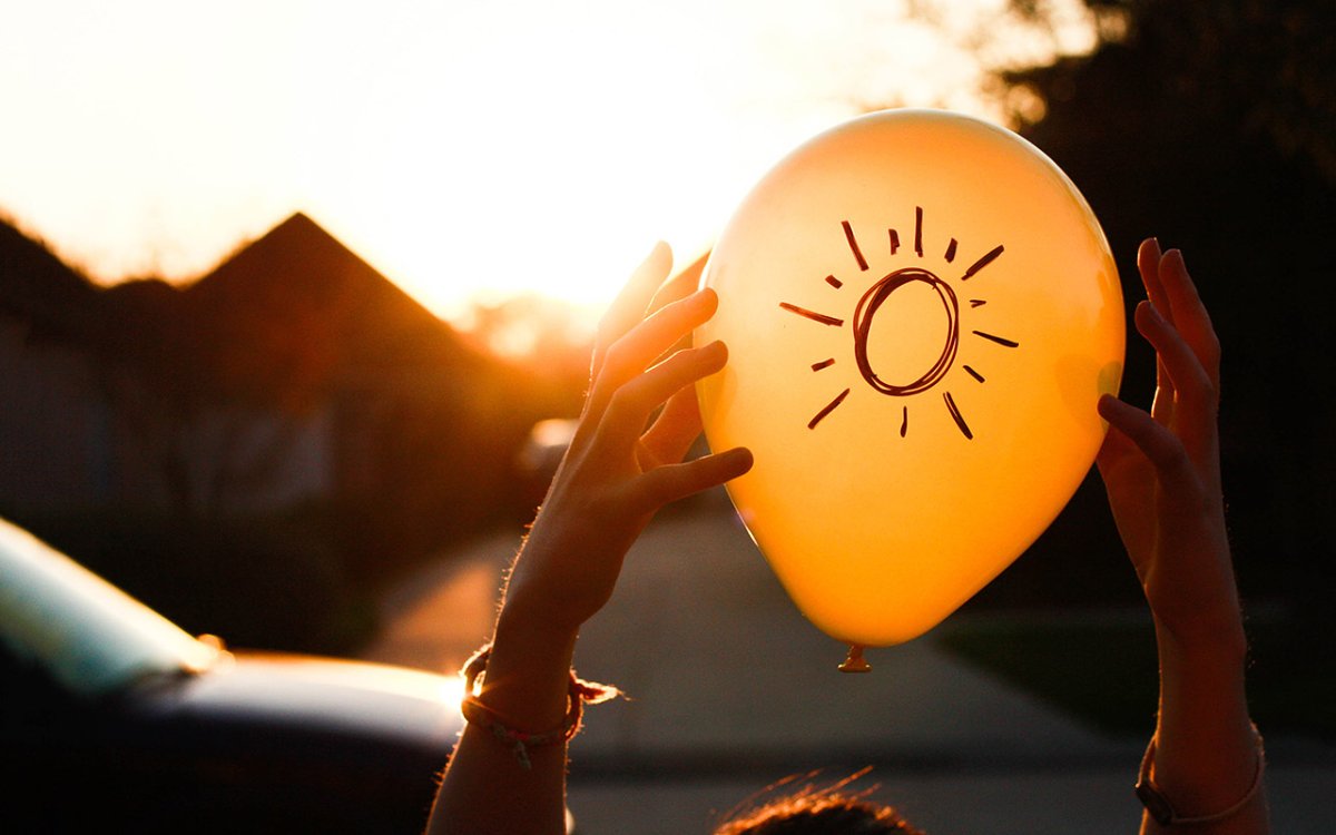 Утро солнце улыбка