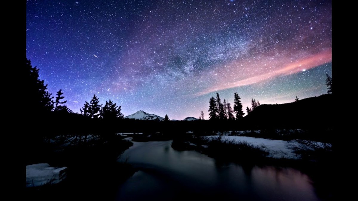 Настоящее звездное небо