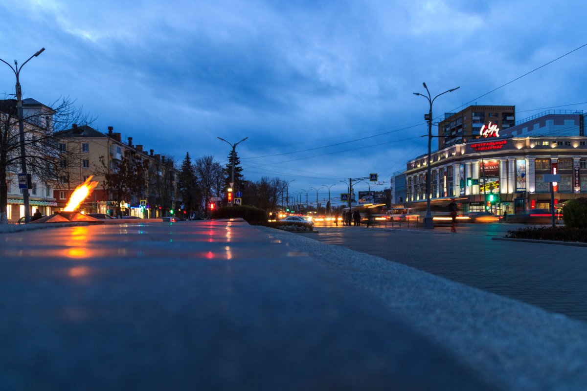 Ночной город орёл