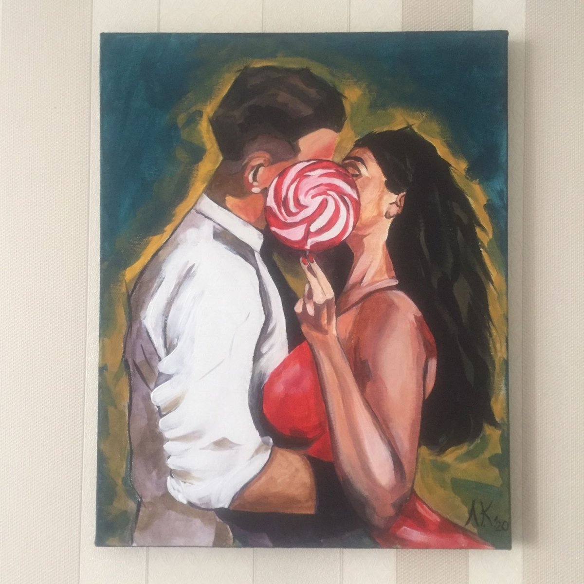 Картина поцелуй