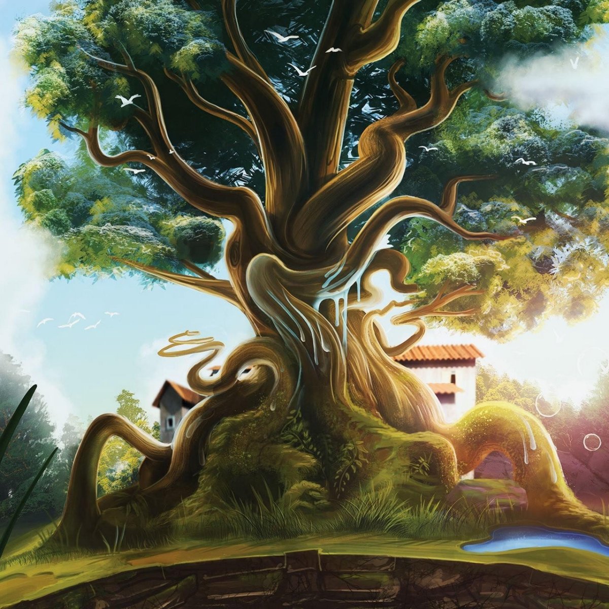 Сказочный дуб арт