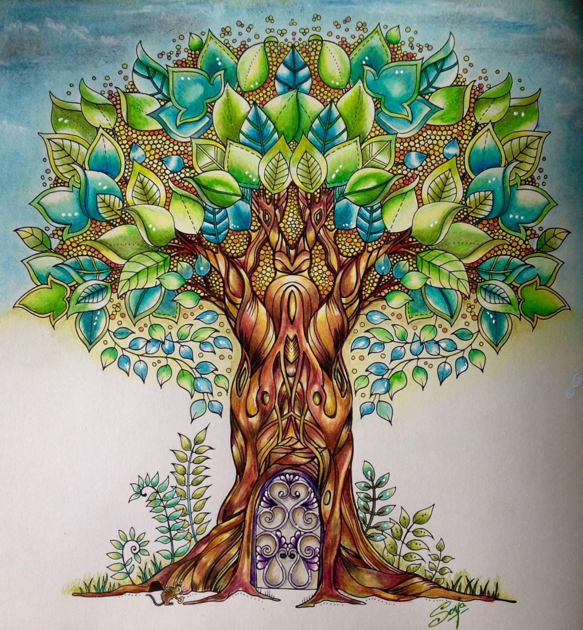 Декоративное сказочное дерево