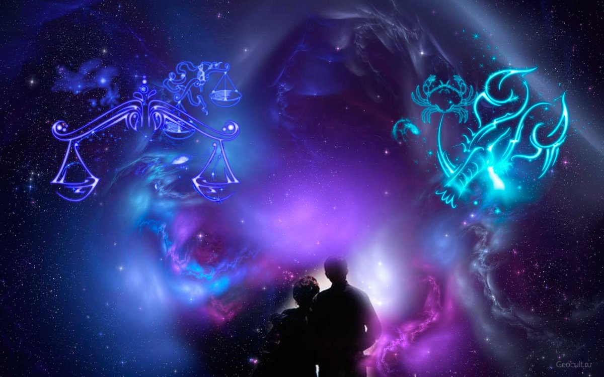 Стрелец и Водолей арт