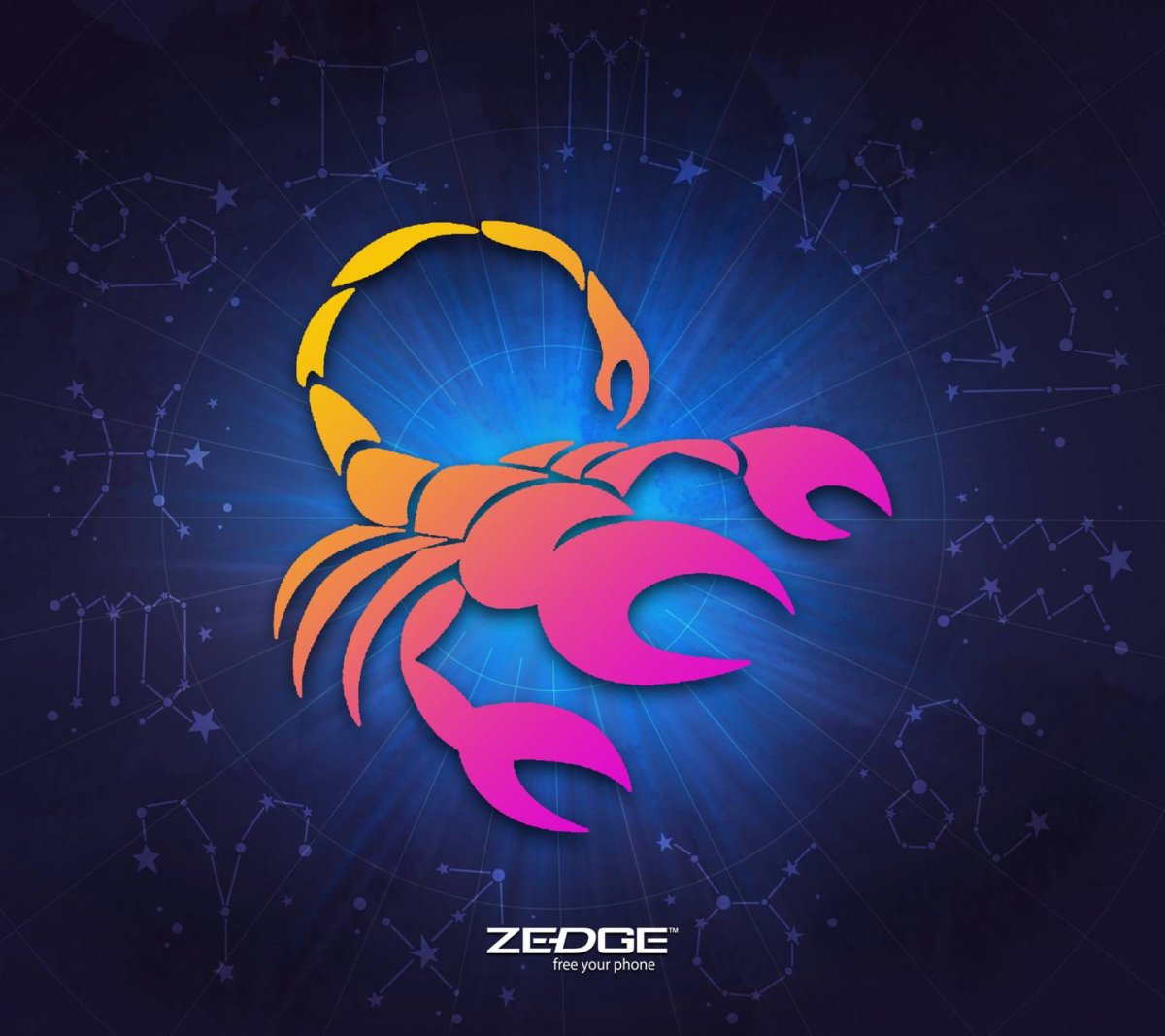 Скорпион неон