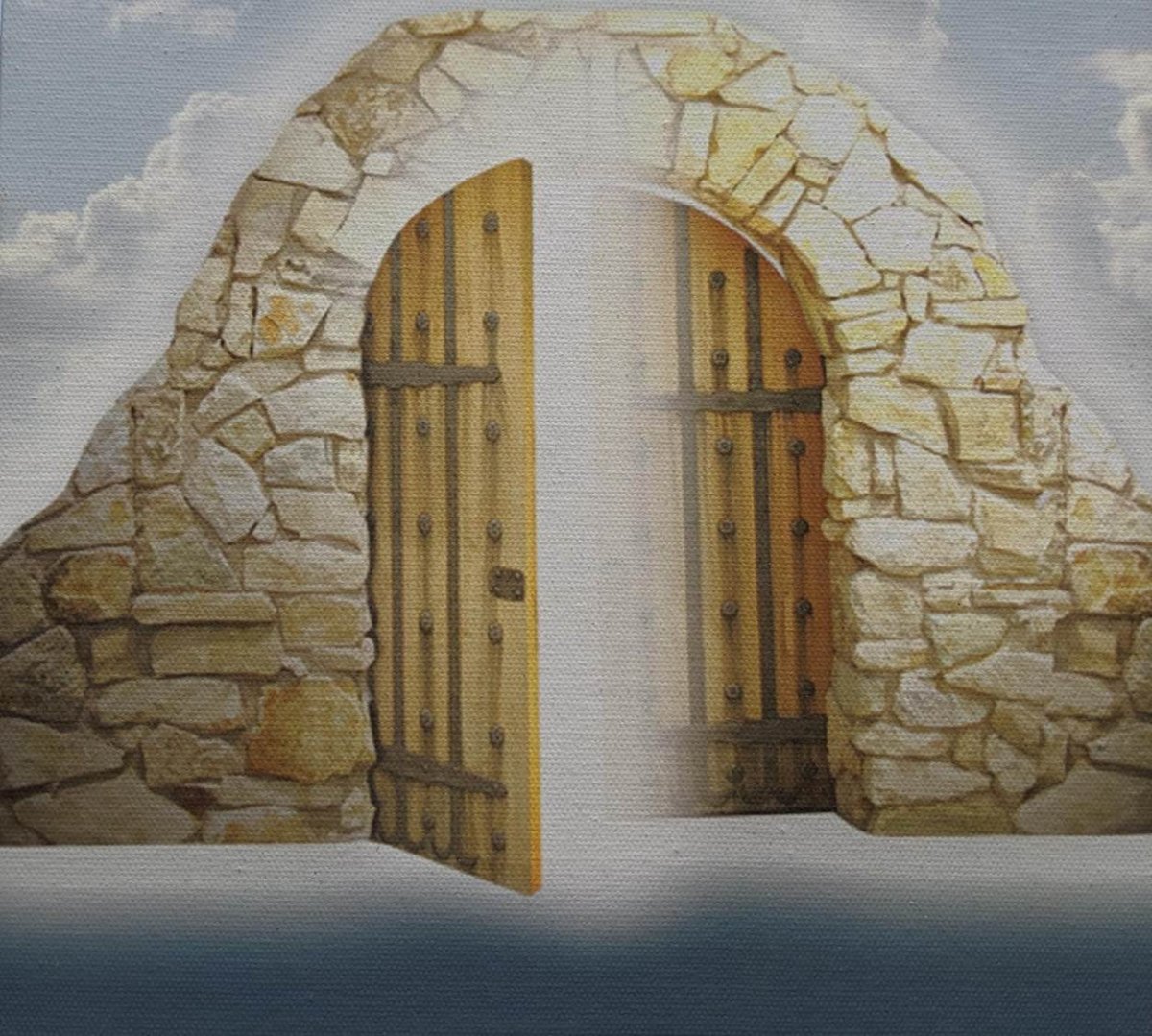 Сказочные ворота с замком