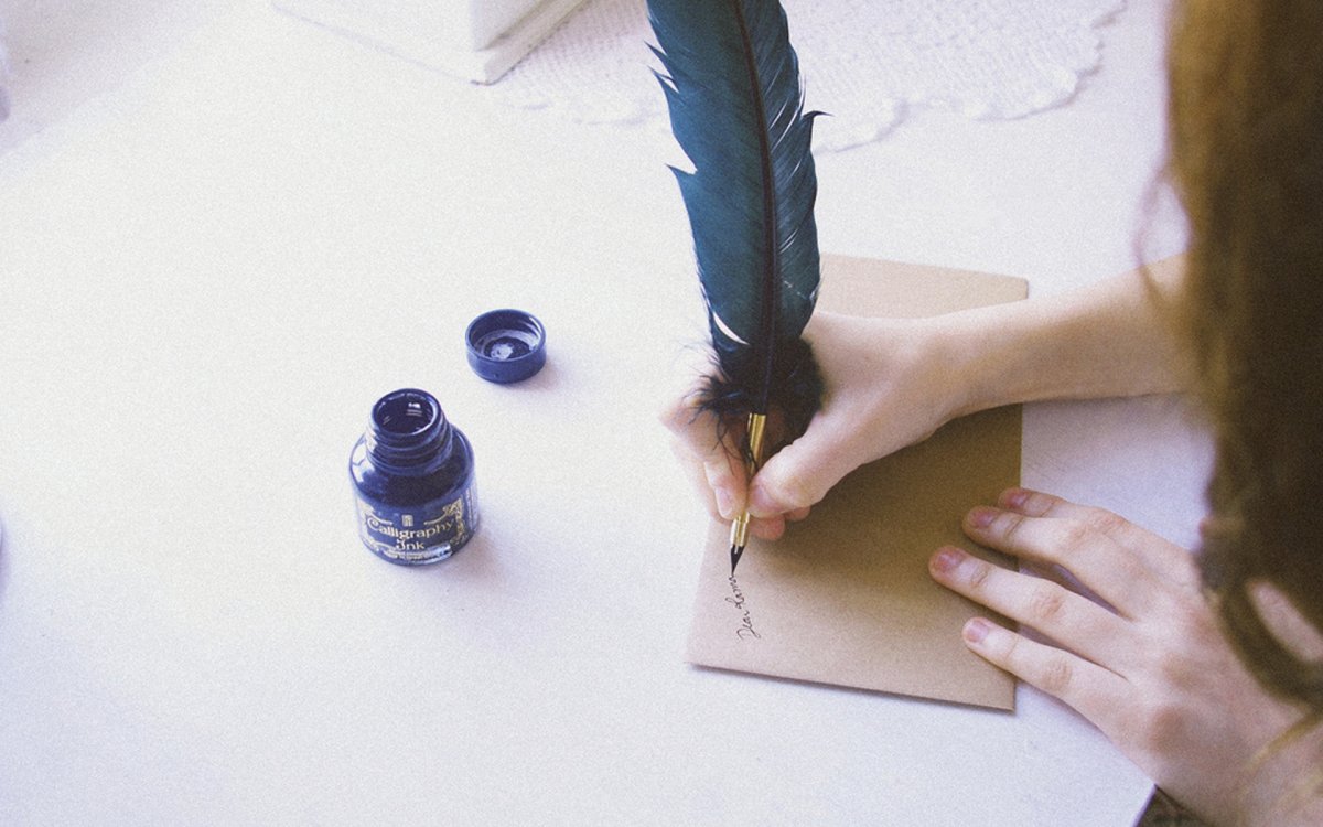 Письмо чернилами