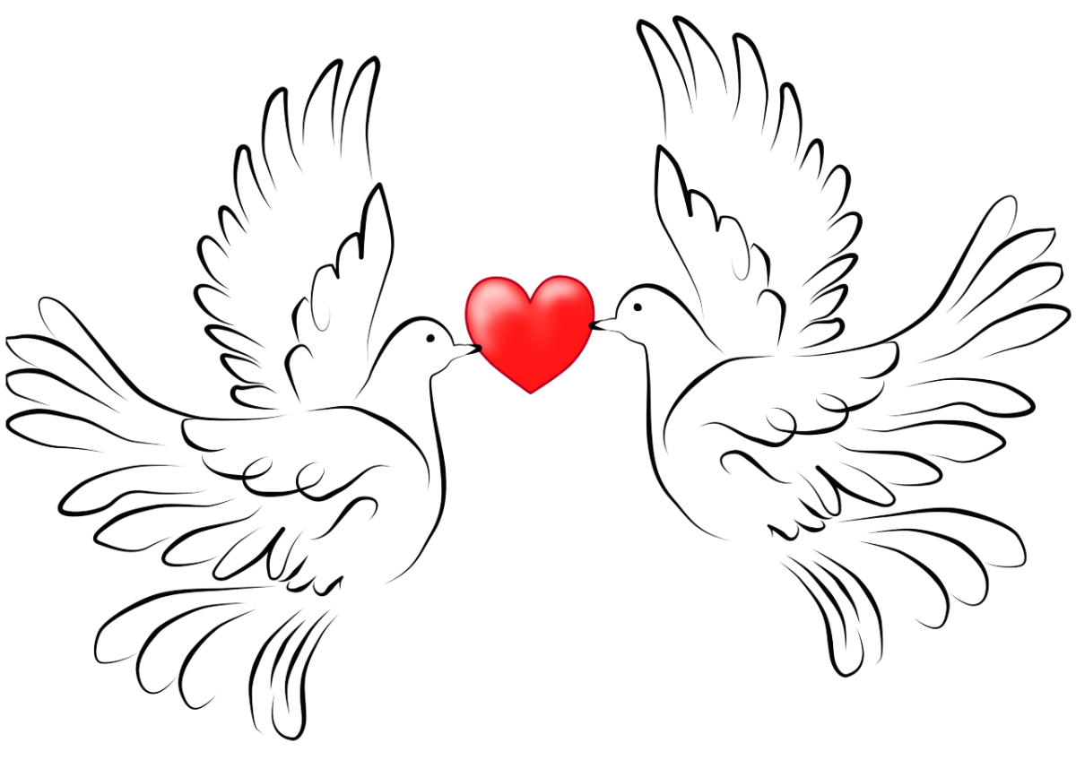 Свадебные сердечки